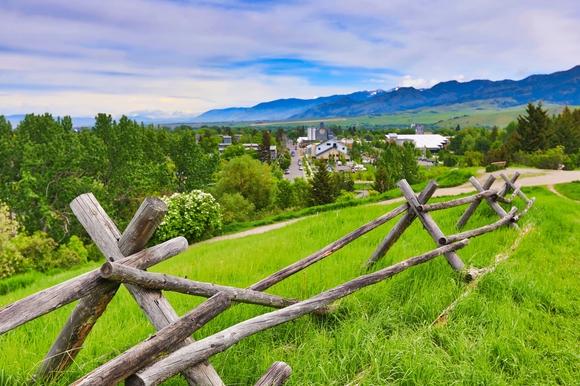 View of Bozeman from Peets Hill
